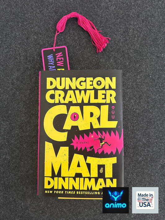 Dungeon Crawler Carl 3D Printed Bookmark – "Why Aren’t You Wearing Pants?" Achievement – LitRPG Book Lover Gift