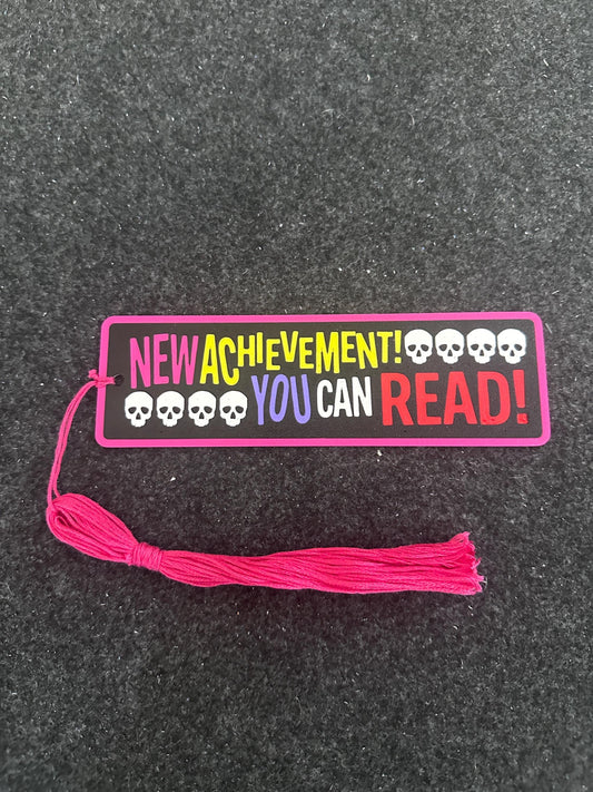 Dungeon Crawler Carl 3D Printed Bookmark – "New Achievement: You Can Read!" – LitRPG Book Lover Gift