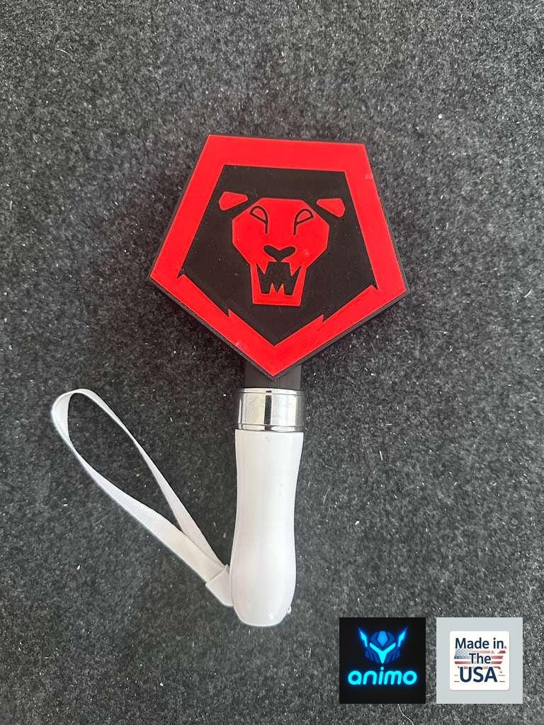 Saja Boys LED Lightstick - Kpop Demon Hunters 3D Printed Multicolored Concert Wand - Fanmade Cosplay Prop - Custom K-Pop Fan Gift